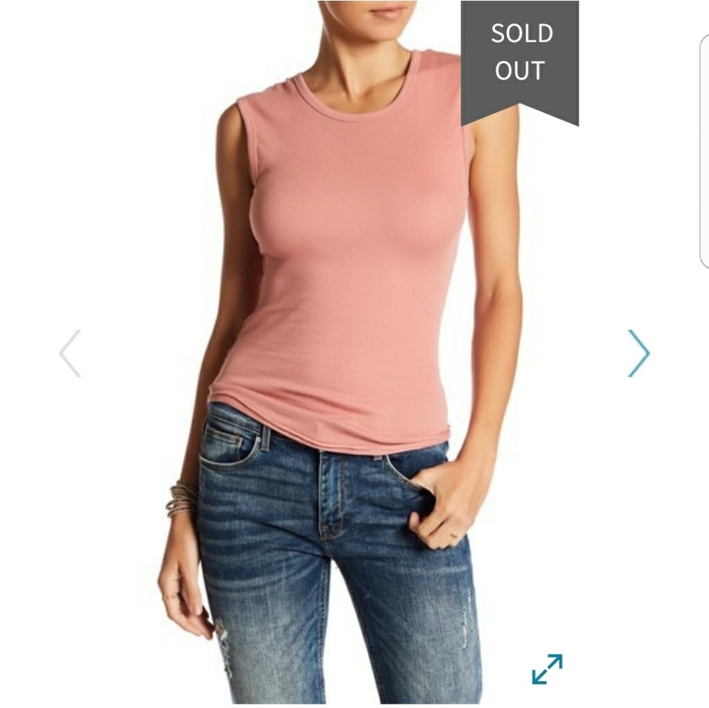 Intimately Free People Surplice Tank Rose sz L